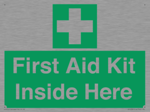 First Aid Kit Inside Here